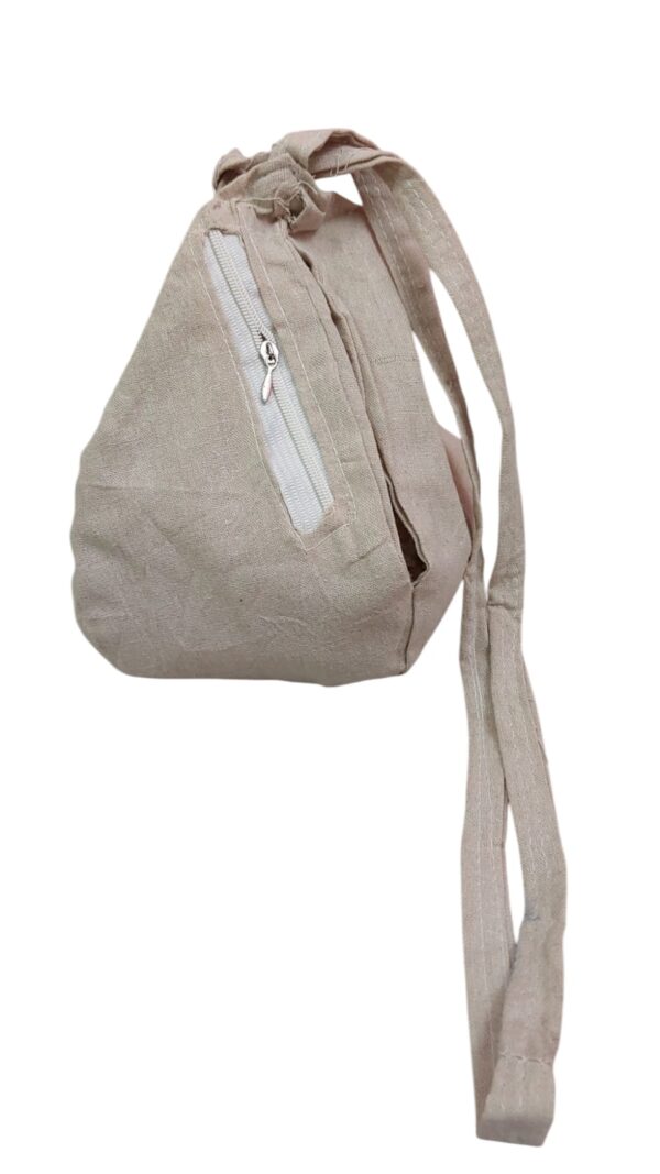 Mayapur Cotton Japa Bag 1 Zeper - Image 2
