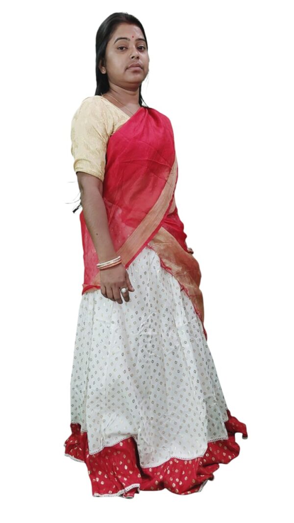 Mayapur Laon Cotton Gopi Dress Free Size 3Peart Set - Image 2