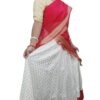 Mayapur Laon Cotton Gopi Dress Free Size 3 Part Set ( Blouse Piece , Grown,Dupatta )