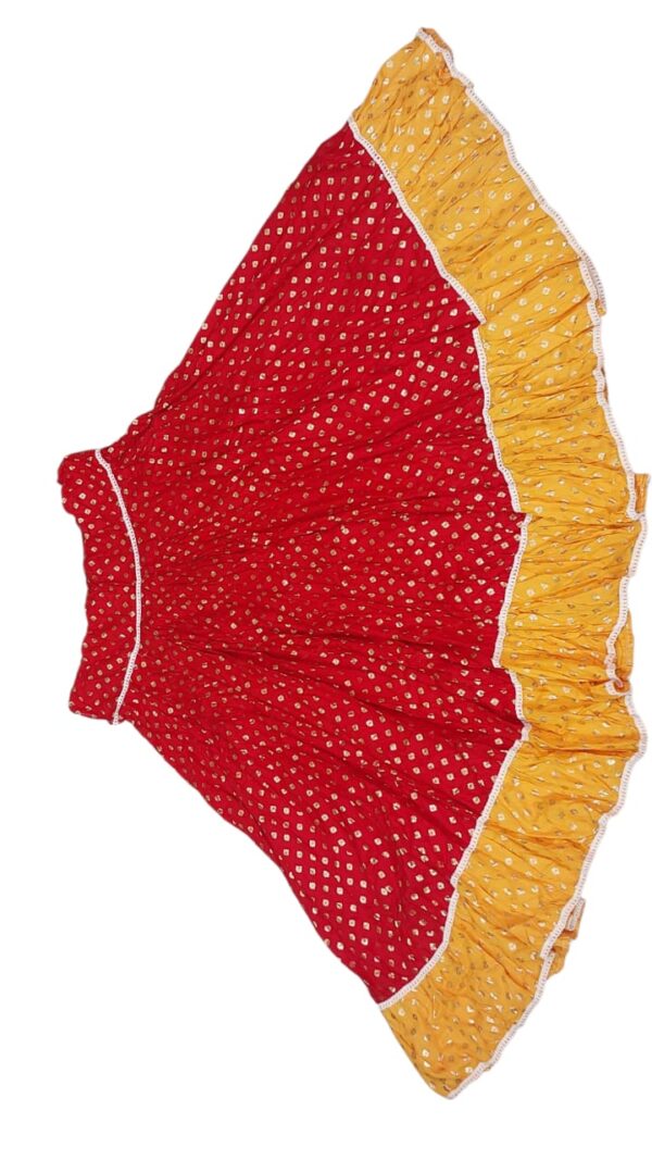 Mayapur Laon Cotton Gopi Dress Free Size 3Peart Set Blouse Piece , Grownn,Duptta - Image 2