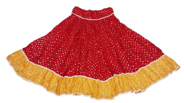 Mayapur Laon Cotton Gopi Dress Free Size 3Peart Set Blouse Piece , Grownn,Duptta